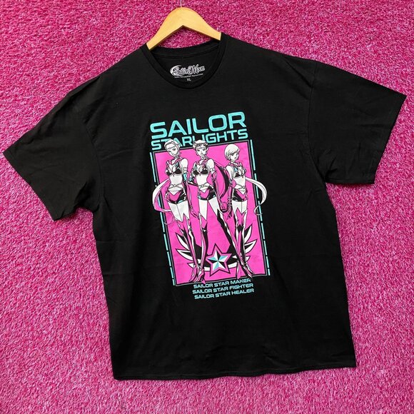 Sailor Moon Sailor Starlight Group Portrait Anime T-Shirt XL - Picture 3 of 5